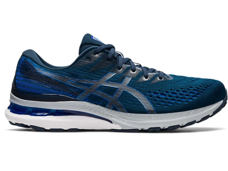 ASICS GEL-KAYANO 28 Men's Running Shoes - French Blue/Electric Blue