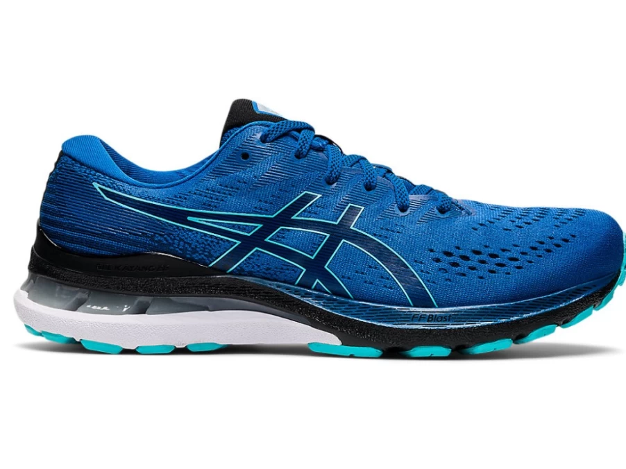 ASICS GEL-KAYANO 28 Men's Running Shoes - Lake Drive/Black