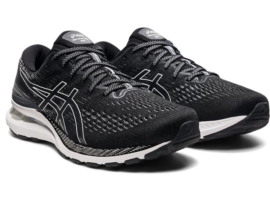 ASICS GEL-KAYANO 28 (4E) Running Shoes for Men - Black/White