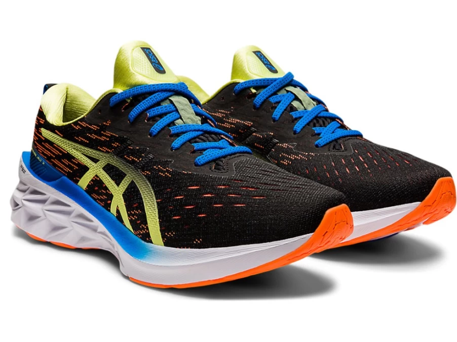 ASICS NOVABLAST 2 Men's Running Shoes - Black/Shocking Orange