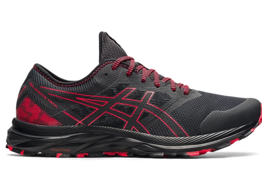 ASICS Men's GEL-Excite Trail Running Shoes - Graphite Grey/Electric Red
