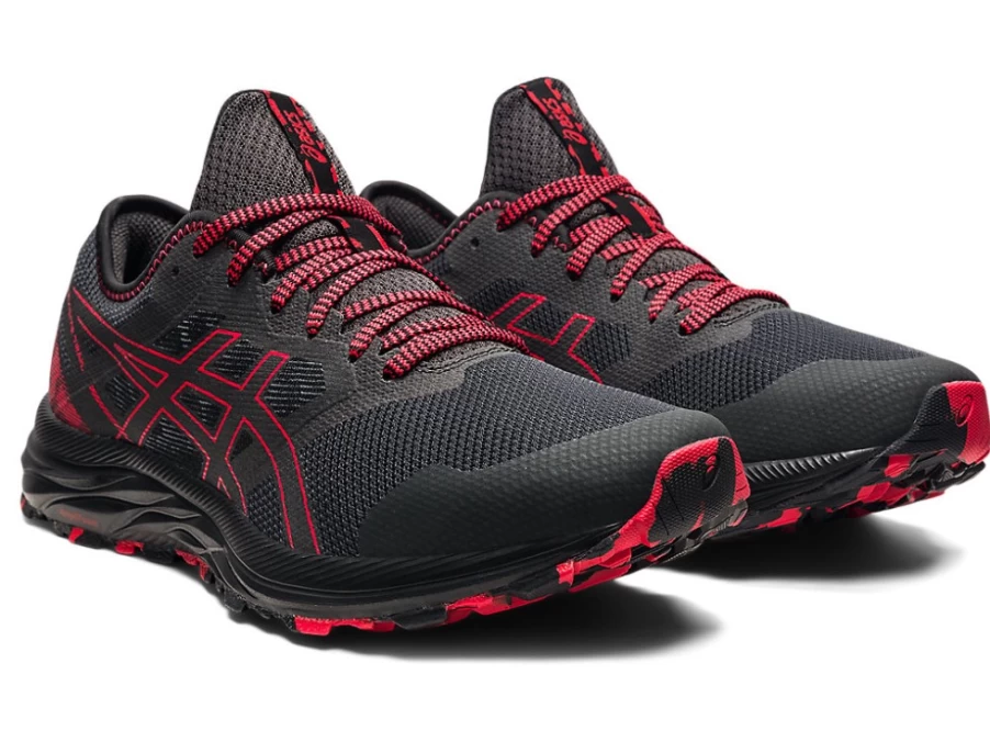 ASICS Men's GEL-Excite Trail Running Shoes - Graphite Grey/Electric Red