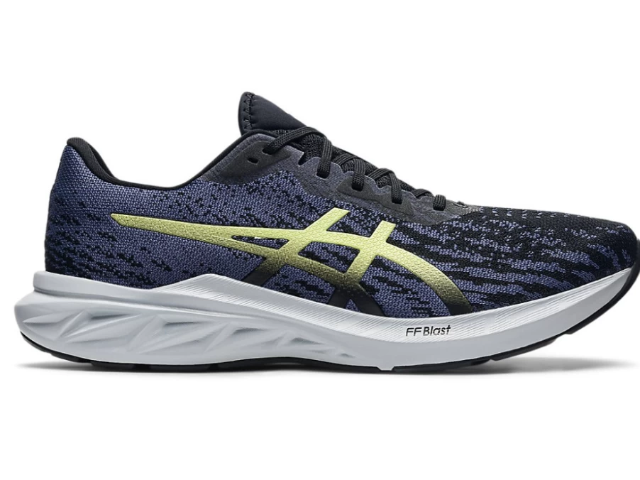 ASICS Men's DYNABLAST 2 Running Shoes - Black/Glow Yellow