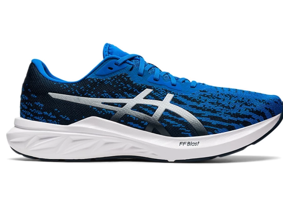 ASICS Men's DYNABLAST 2 Running Shoes in Electric Blue/White - Lightweight Performance Sneakers