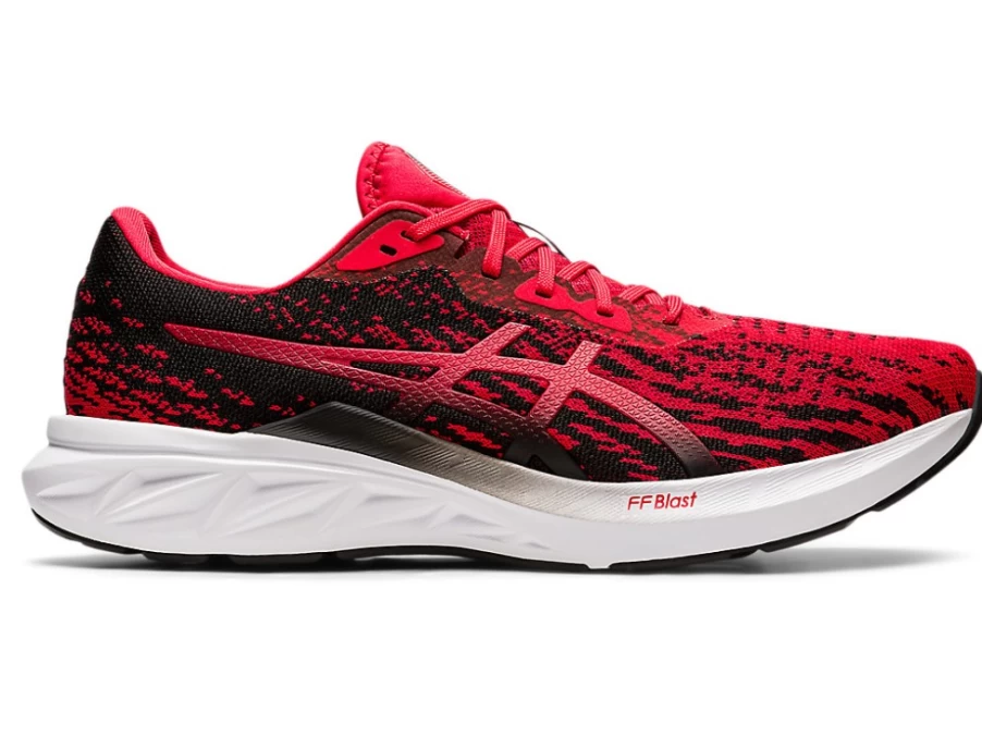 ASICS Men's DYNABLAST 2 Running Shoes - Electric Red/Black