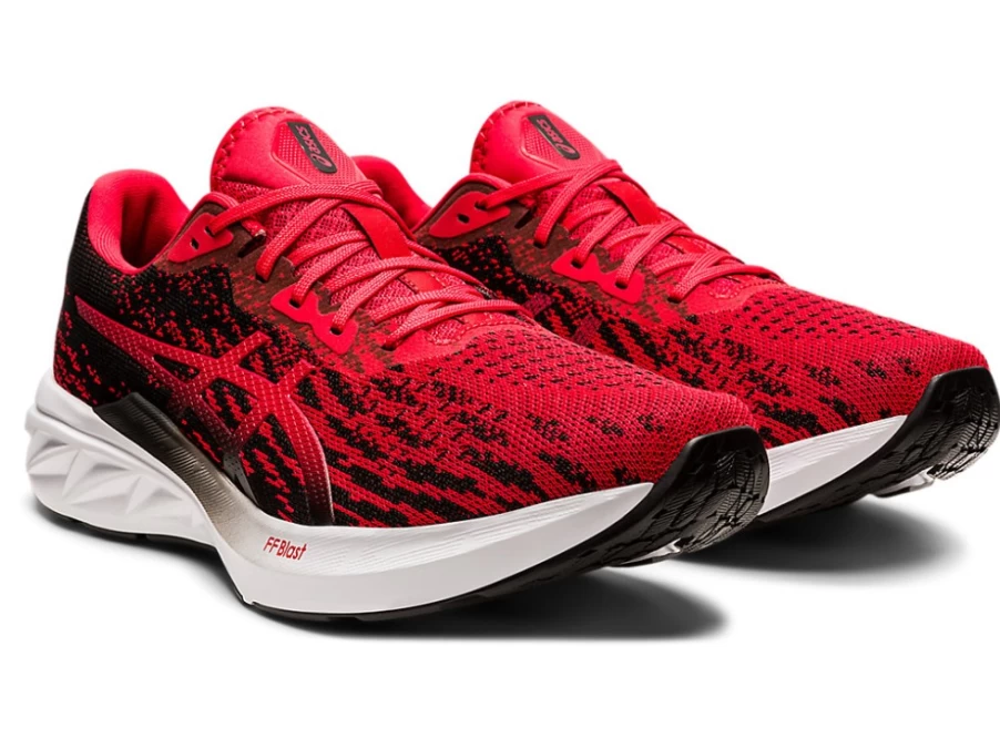 ASICS Men's DYNABLAST 2 Running Shoes - Electric Red/Black