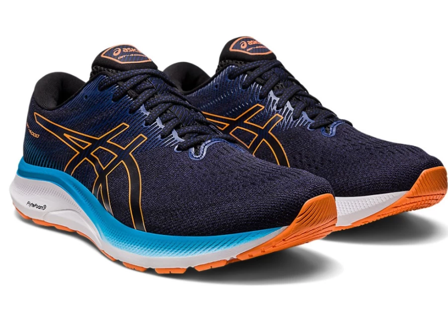 ASICS GT-4000 3 (2E) Men's Running Shoes - Black/Sun Peach Wide Width