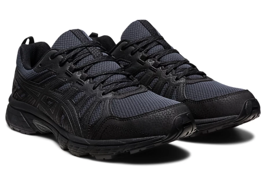 ASICS Men's GEL-Venture 7 Running Shoes - Black/Black