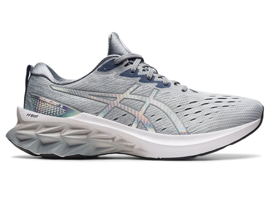 ASICS NOVABLAST 2 PLATINUM Running Shoes for Men - Piedmont Grey/White