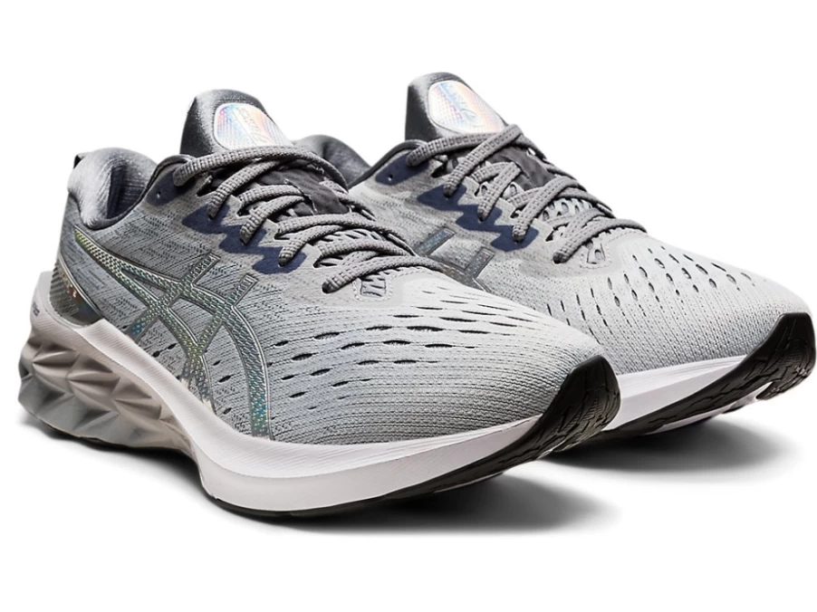 ASICS NOVABLAST 2 PLATINUM Running Shoes for Men - Piedmont Grey/White