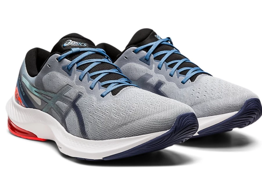 ASICS Men's GEL-Pulse 13 Running Shoes - Piedmont Grey/Thunder Blue