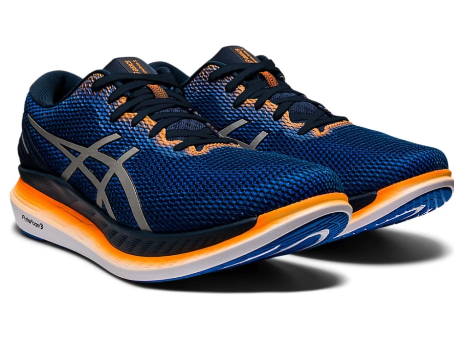 ASICS GlideRide 2 LITE-SHOW Running Shoes for Men - French Blue/Pure Silver