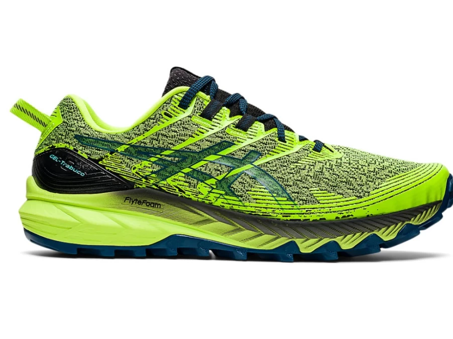 ASICS GEL-TRABUCO 10 Men's Trail Running Shoes - Hazard Green/Black