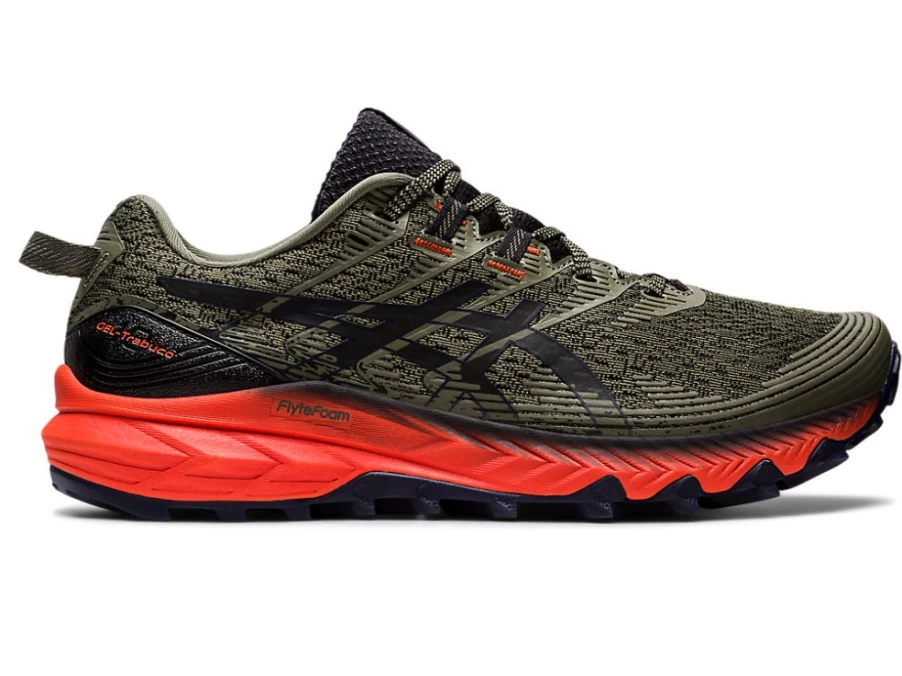 ASICS GEL-TRABUCO 10 Trail Running Shoes for Men - Mantle Green/Midnight