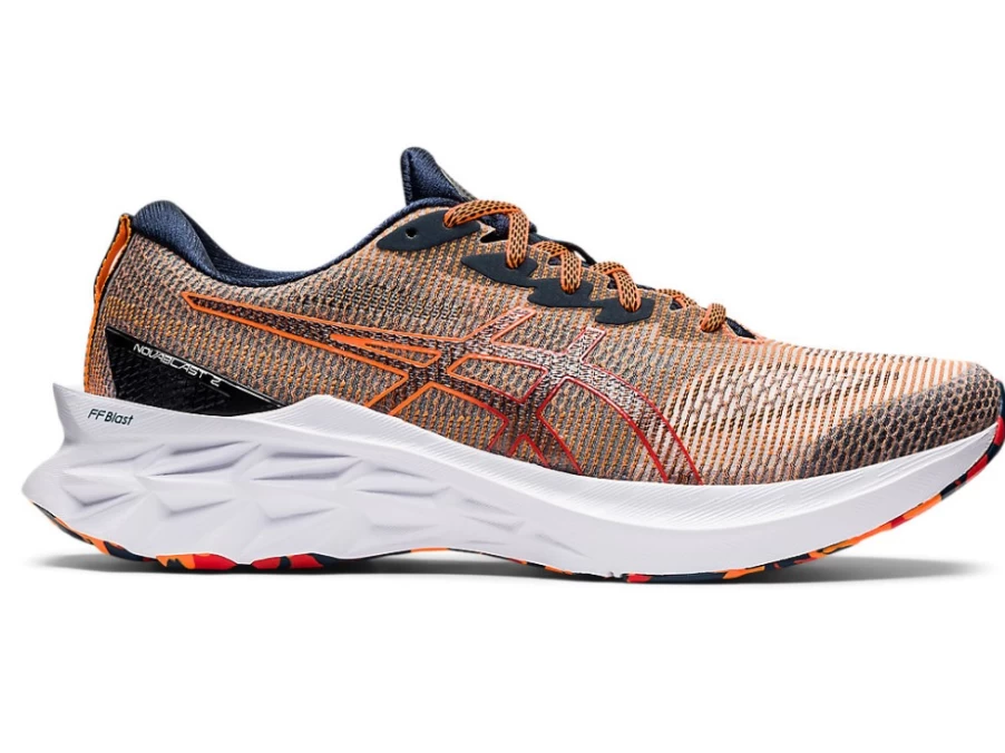 ASICS NOVABLAST 2 LE Men's Running Shoes - Shocking Orange/Shocking Orange