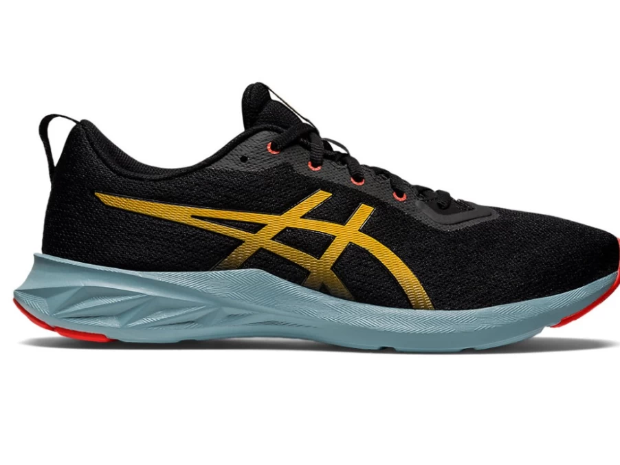 ASICS Men's Versablast 2 Running Shoes in Black/Amber - Lightweight & Responsive