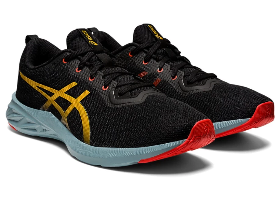 ASICS Men's Versablast 2 Running Shoes in Black/Amber - Lightweight & Responsive