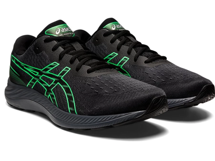ASICS GEL-EXCITE 9 Men's Running Shoes - Black/New Leaf