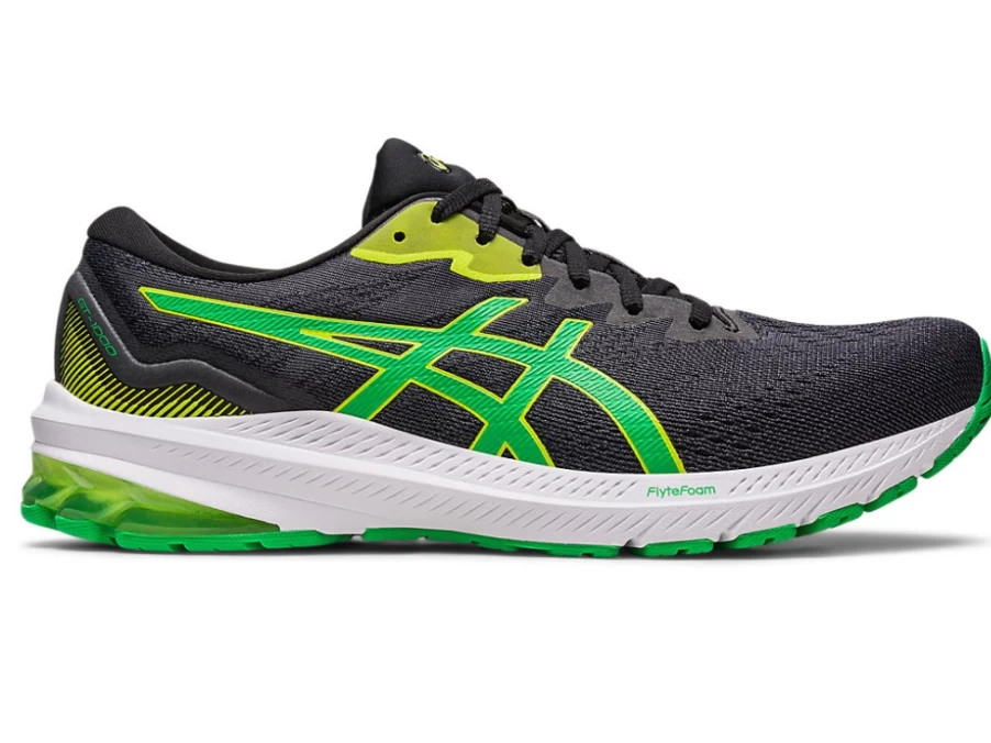 ASICS GT-1000 11 Men's Running Shoes - Black/Cilantro