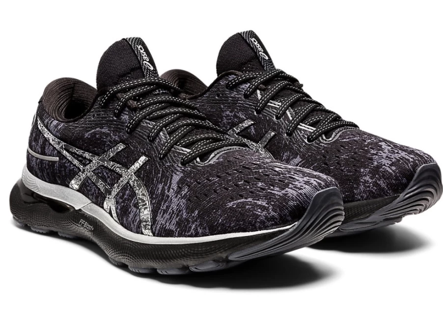 ASICS Men's GEL-NIMBUS 24 Running Shoes - Carrier Grey/Pure Silver - Platinum Edition