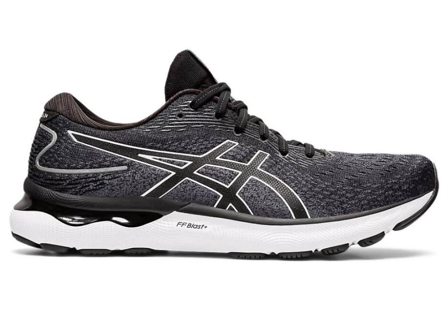 ASICS GEL-NIMBUS 24 Men's Running Shoes - Black/White - Premium Cushioning & Support