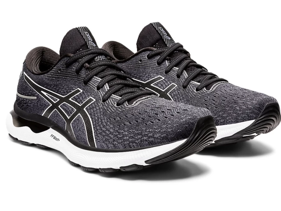 ASICS GEL-NIMBUS 24 Men's Running Shoes - Black/White - Premium Cushioning & Support