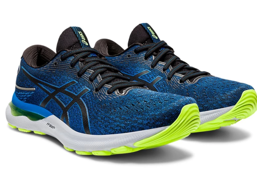 ASICS GEL-NIMBUS 24 Men's Running Shoes - Black/Lake Drive