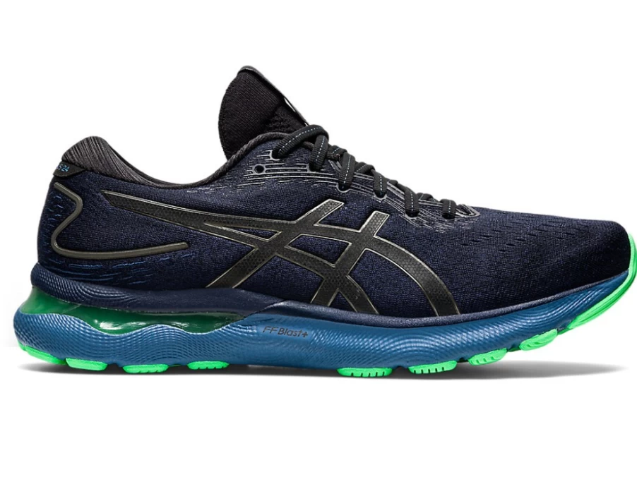 ASICS GEL-NIMBUS 24 Men's Running Shoes - Black/Gunmetal