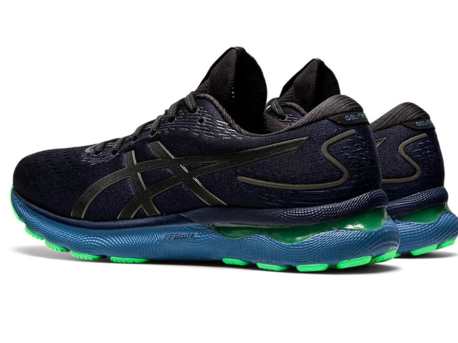 ASICS GEL-NIMBUS 24 Men's Running Shoes - Black/Gunmetal