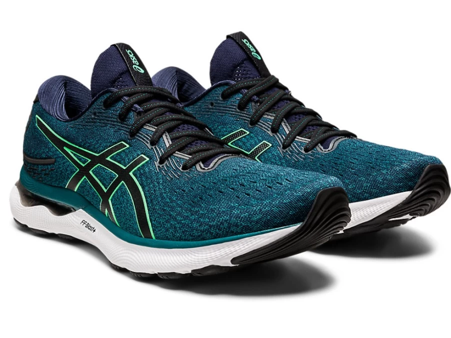 ASICS GEL-NIMBUS 24 Men's Running Shoes - Velvet Pine/New Leaf - Premium Cushioning & Support