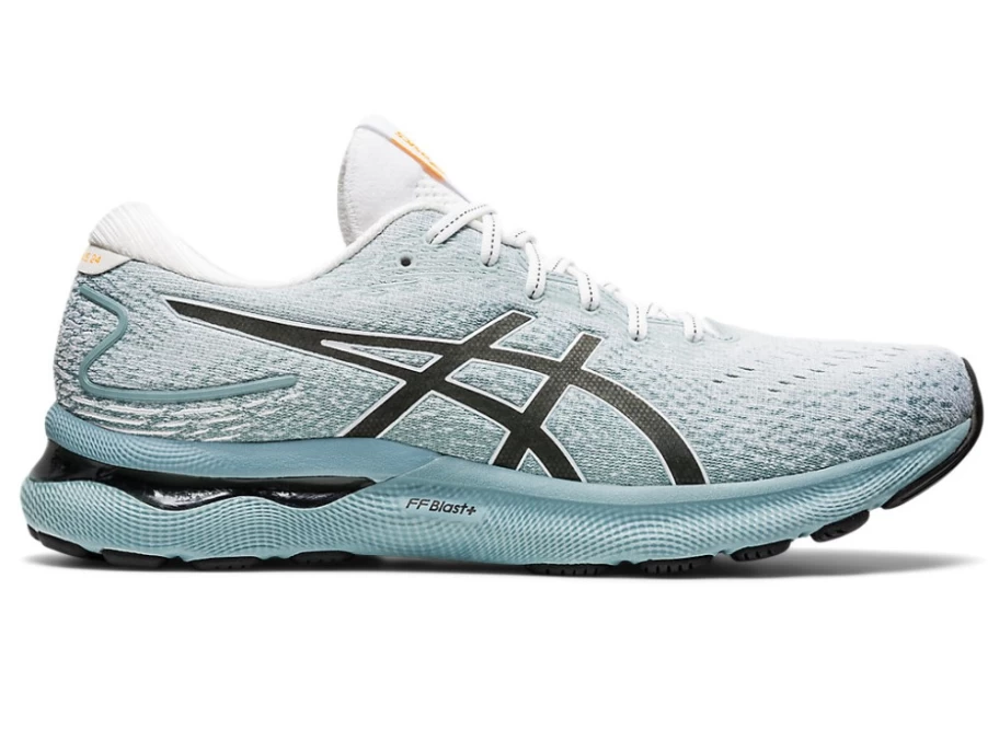 ASICS Men's GEL-NIMBUS 24 Running Shoes - Light Steel/White