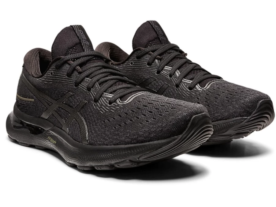 ASICS Men's GEL-NIMBUS 24 WIDE Running Shoes - Black/Black