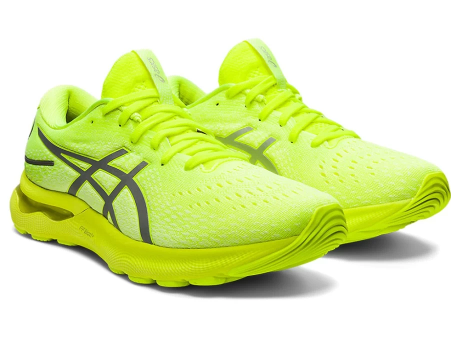 ASICS Men's GEL-NIMBUS 24 Lite-Show Running Shoes in Safety Yellow