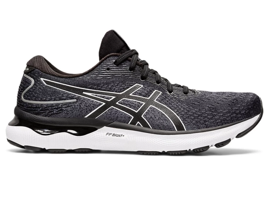 ASICS Men's GEL-NIMBUS 24 Extra Wide Running Shoes - Black/White