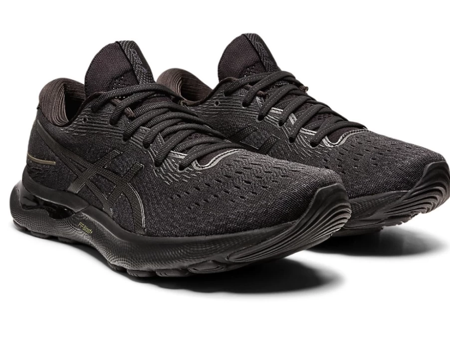 ASICS Men's GEL-NIMBUS 24 Extra Wide Running Shoes - Black/Black