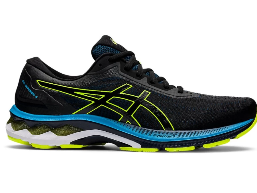 ASICS GEL-SUPERION 5 Running Shoes for Men - French Blue/Safety Yellow