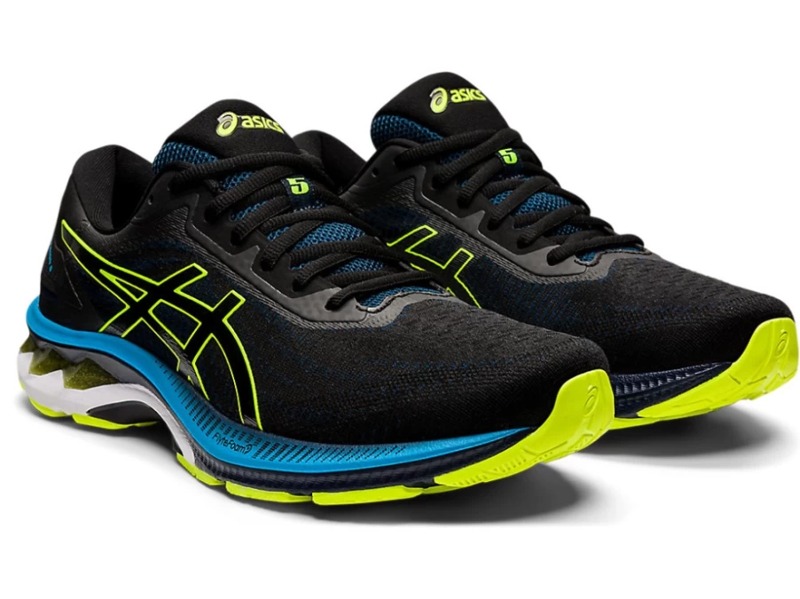 ASICS GEL-SUPERION 5 Running Shoes for Men - French Blue/Safety Yellow