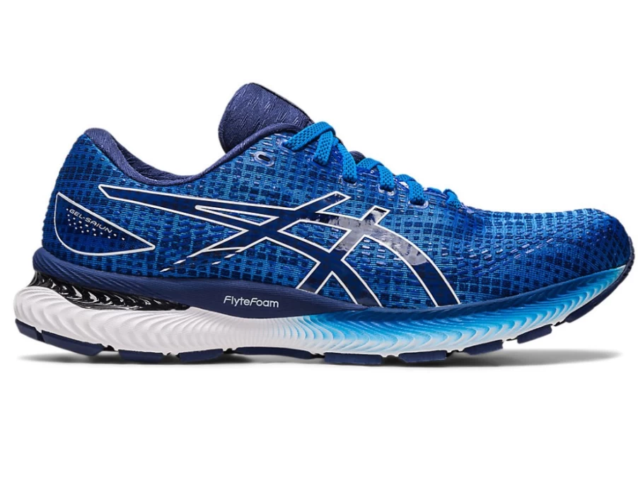 ASICS GEL-SAIUN Men's Running Shoes - Electric Blue/White