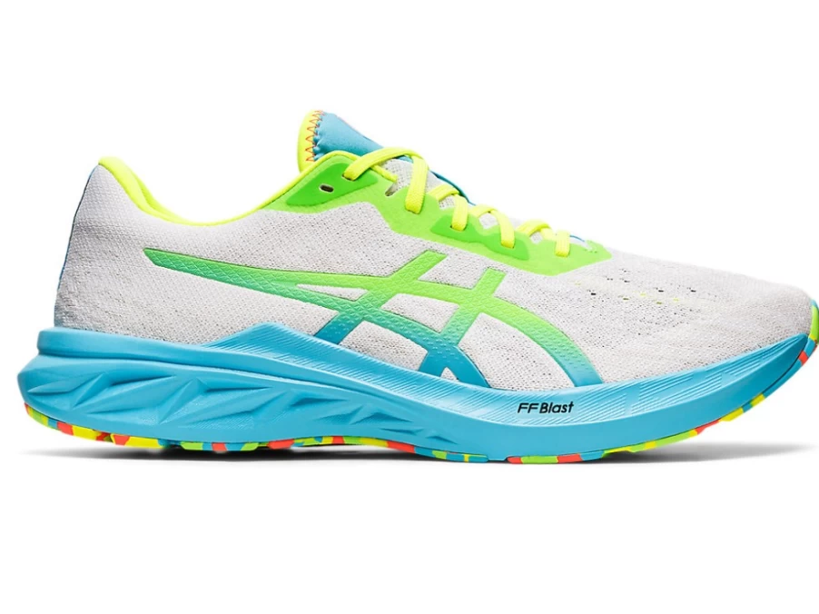 ASICS DYNABLAST 2 Men's Running Shoes - White/Green Gecko