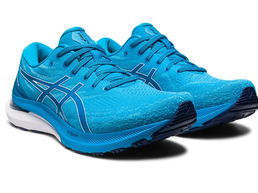 ASICS GEL-KAYANO 29 Men's Running Shoes - Island Blue/White - Stability & Cushioning