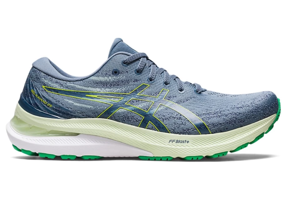 ASICS GEL-KAYANO 29 Men's Running Shoes - Steel Blue/Lime Zest