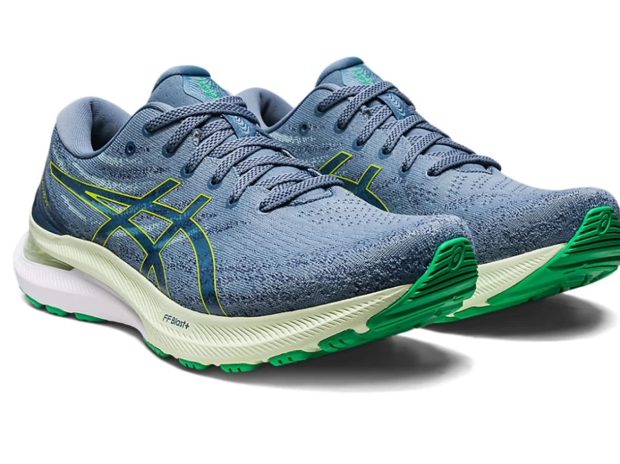 ASICS GEL-KAYANO 29 Men's Running Shoes - Steel Blue/Lime Zest