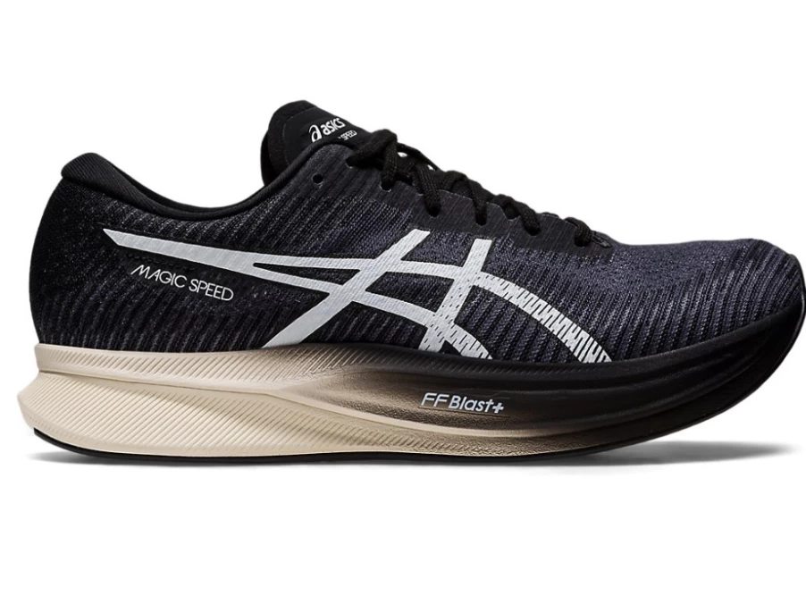 ASICS MAGIC SPEED 2 Running Shoes for Men - Carrier Grey/White - Lightweight Performance Racing Sneakers