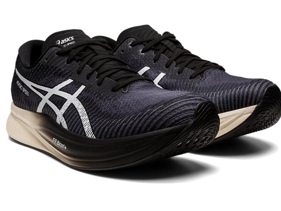 ASICS MAGIC SPEED 2 Running Shoes for Men - Carrier Grey/White - Lightweight Performance Racing Sneakers