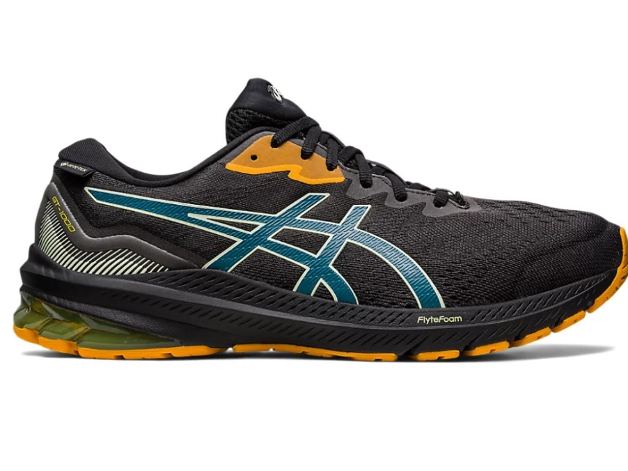 ASICS GT-1000 11 GTX Men's Running Shoes - Black/Ink Teal - Trail & Road GORE-TEX Sneakers