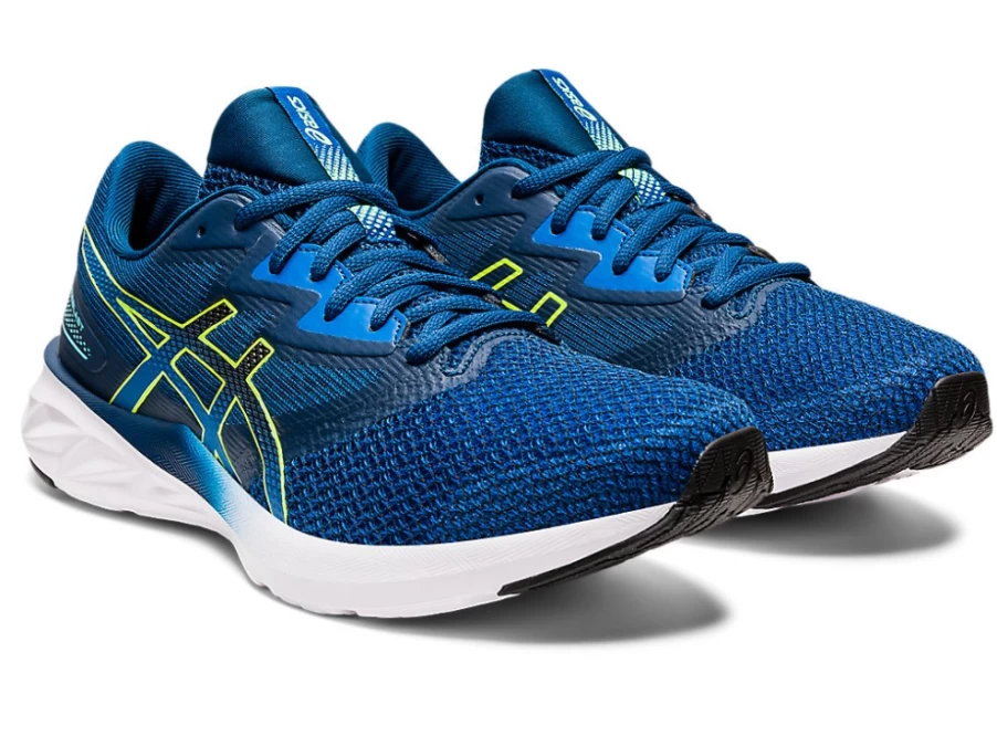 ASICS Men's FUZEBLAST Running Shoes in Lake Drive/Hazard Green
