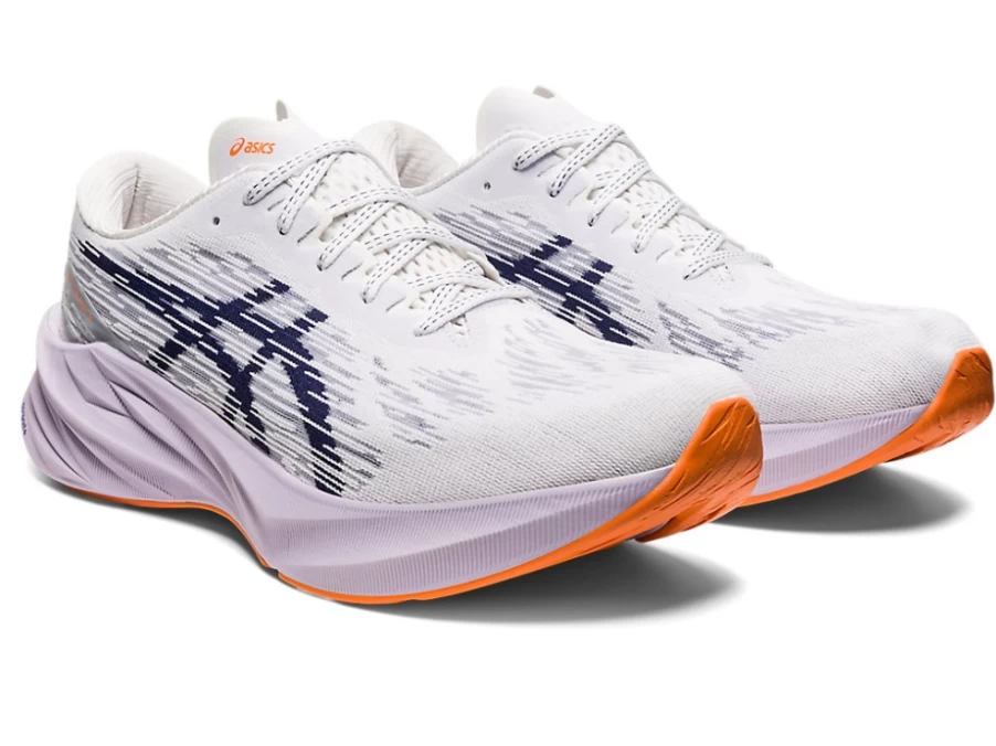 ASICS NOVABLAST 3 Men's Running Shoes - White/Indigo Blue