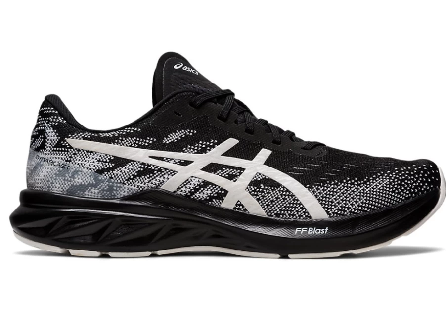ASICS Men's DYNABLAST 3 Running Shoes - Black/White
