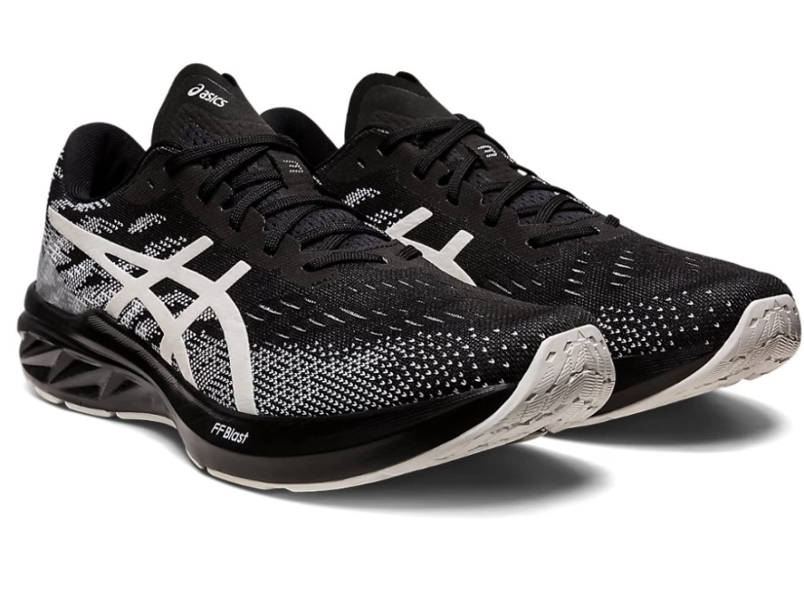 ASICS Men's DYNABLAST 3 Running Shoes - Black/White