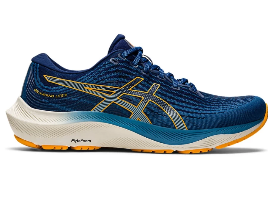 ASICS GEL-KAYANO LITE 3 Running Shoes for Men - Azure/Amber